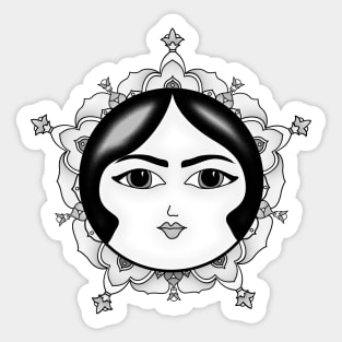 Iranian woman - Persian (iran) design Sticker